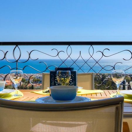 Confortable 3 Pieces Avec Superbe Vue Mer Apartman Nizza Kültér fotó