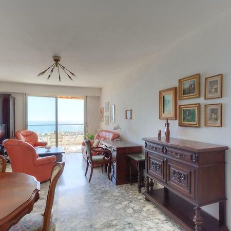 Confortable 3 Pieces Avec Superbe Vue Mer Apartman Nizza Kültér fotó