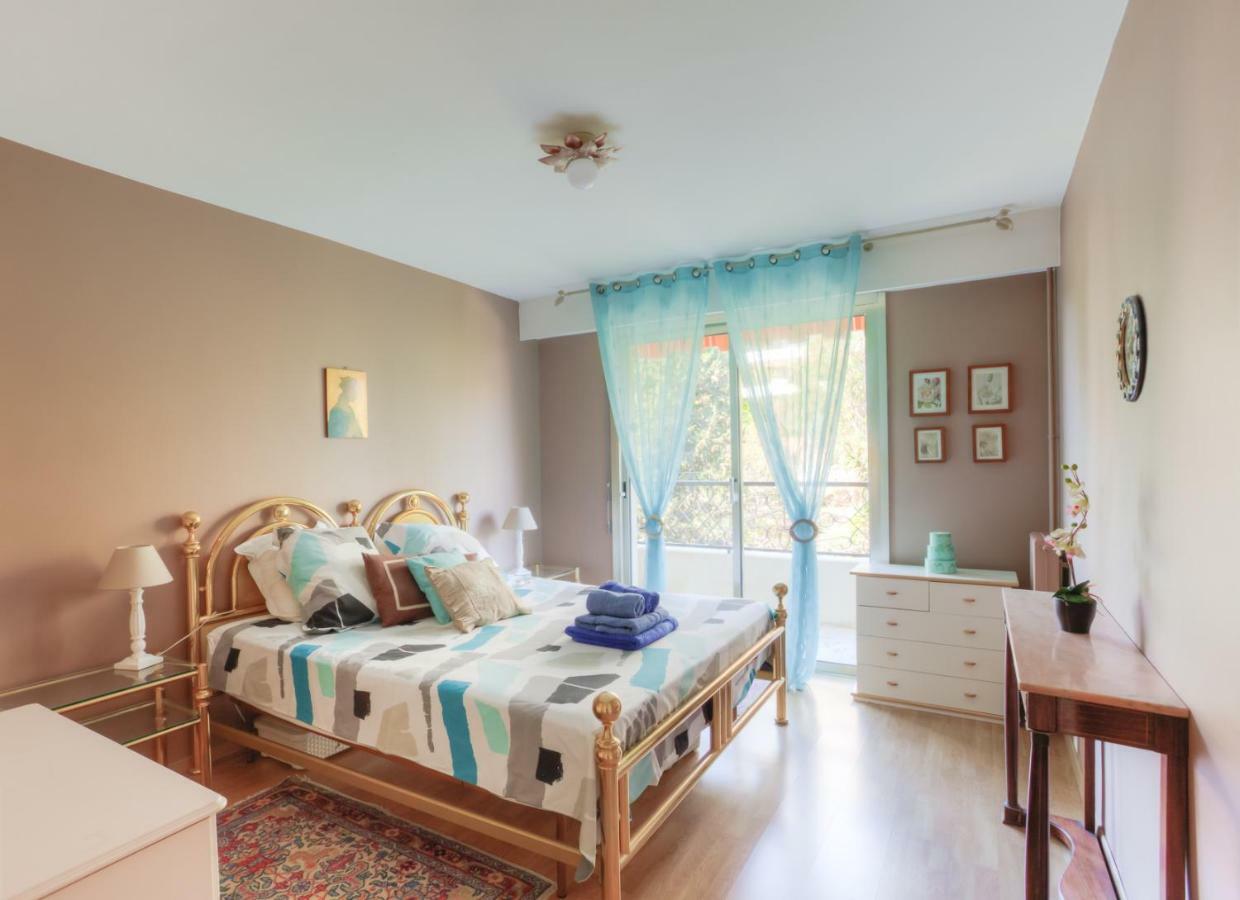 Confortable 3 Pieces Avec Superbe Vue Mer Apartman Nizza Kültér fotó