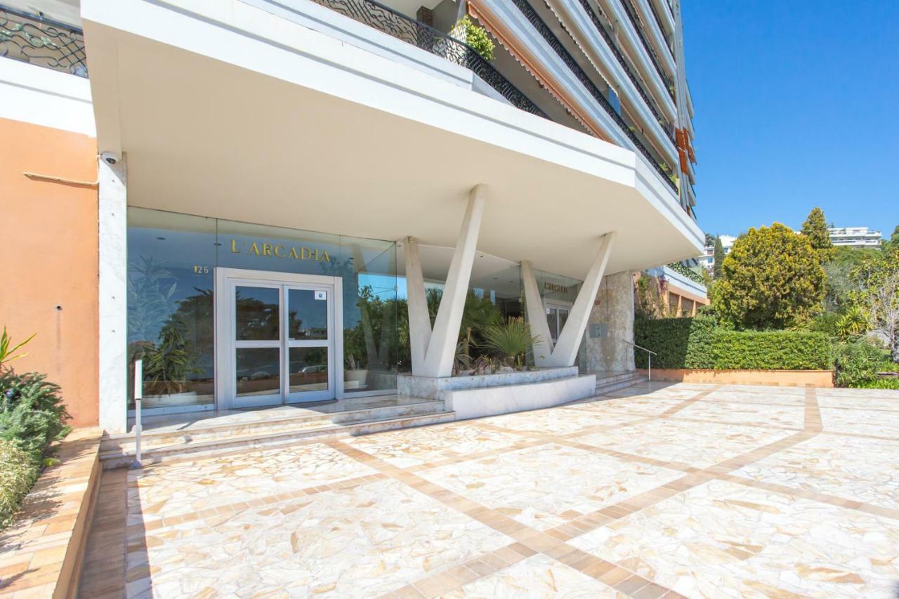 Confortable 3 Pieces Avec Superbe Vue Mer Apartman Nizza Kültér fotó