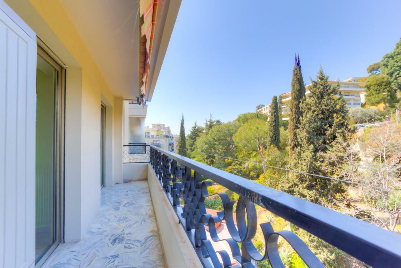 Confortable 3 Pieces Avec Superbe Vue Mer Apartman Nizza Kültér fotó